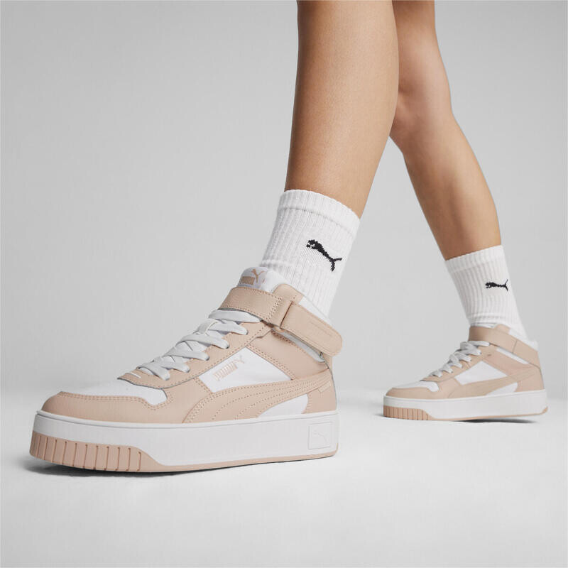 Кроссовки Carina Street Mid Женское PUMA White Rose Quartz Pink — фото 2