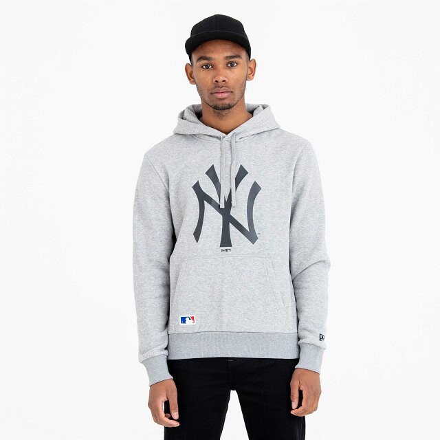 

Худи New Era MLB Regular New York Yankees, серый