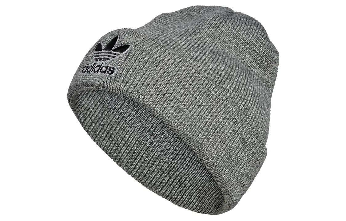 

Унисекс серая шапка из полиэстера Adidas