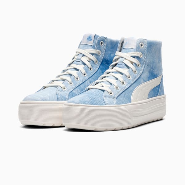 Женские кроссовки средней высоты на платформе Kaia 2.0 Mid Clouds Puma, белый — фото 2