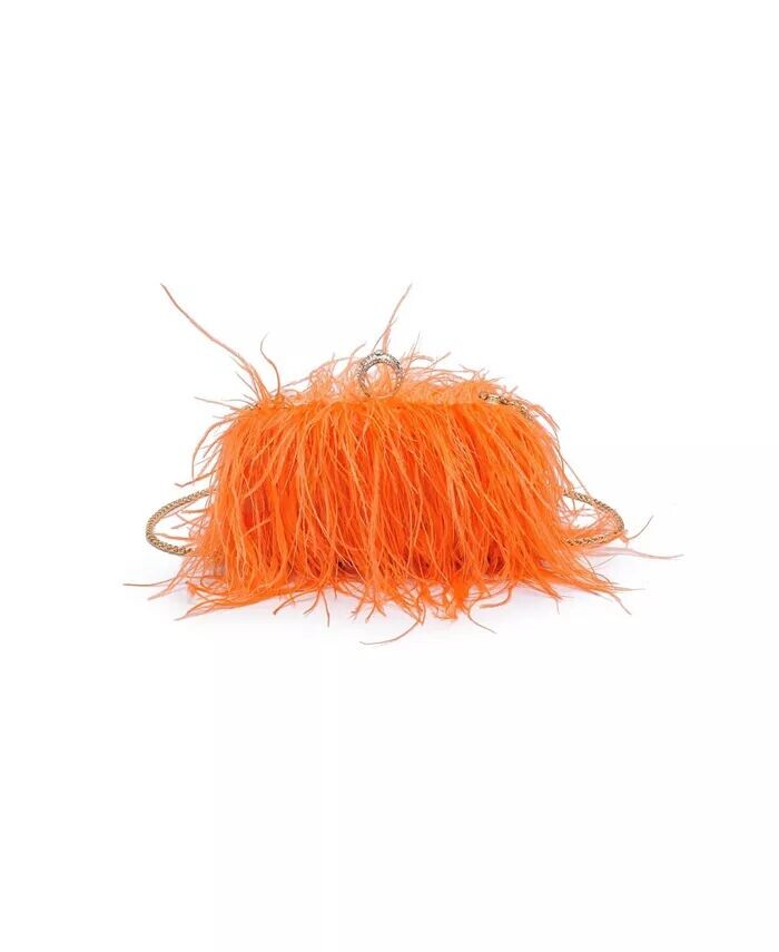 

Вечерняя сумочка Harlow Feather Moda Luxe, оранжевый