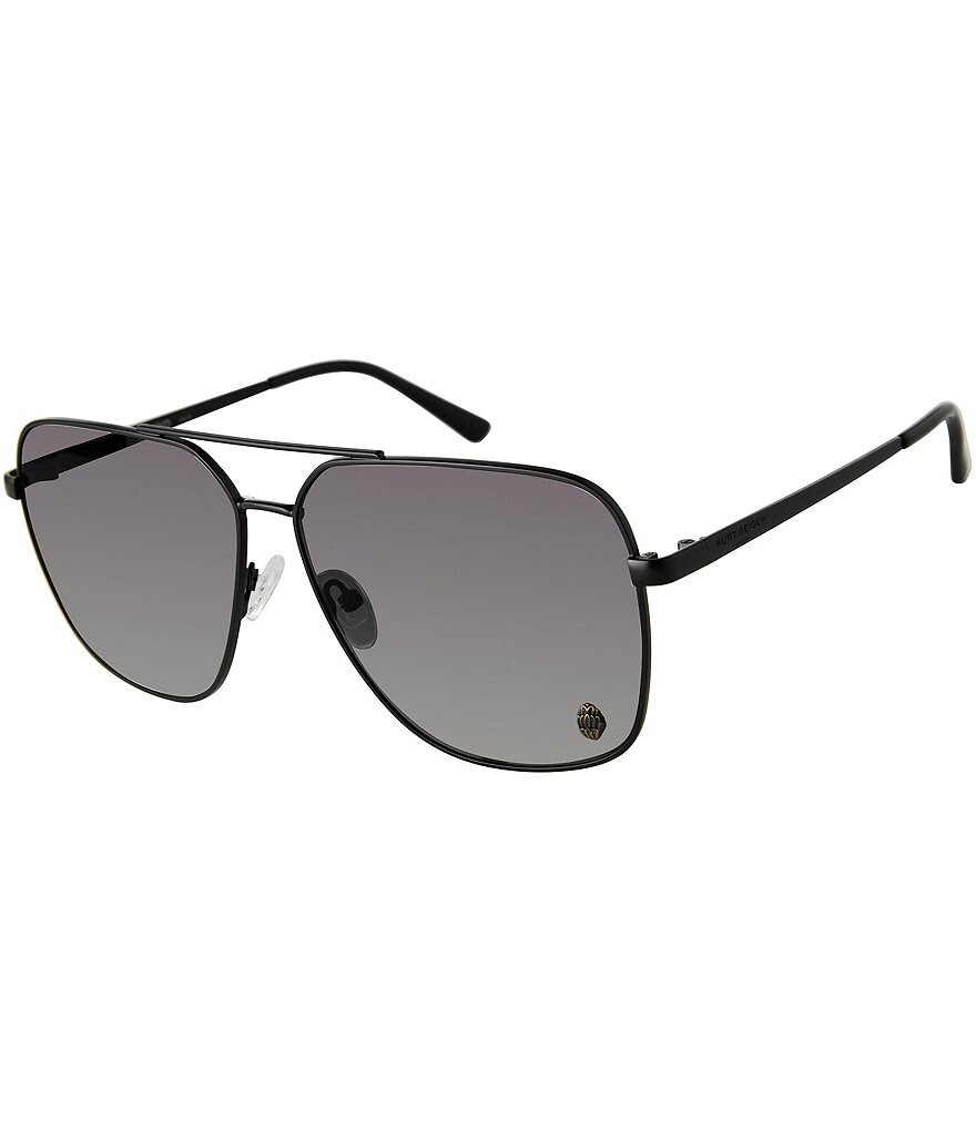 

Женские квадратные солнцезащитные очки Kurt Geiger London KGL1003 Shoreditch Navigator 61 мм, серебро