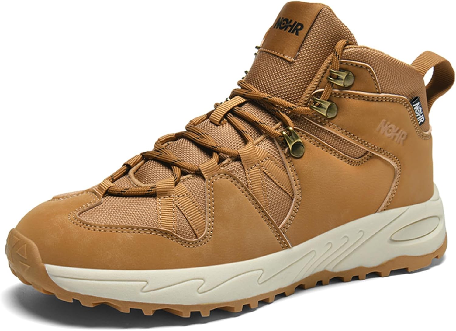 

Мужские походные ботинки LEDINEY, водонепроницаемая обувь для туризма и треккинга, желтый