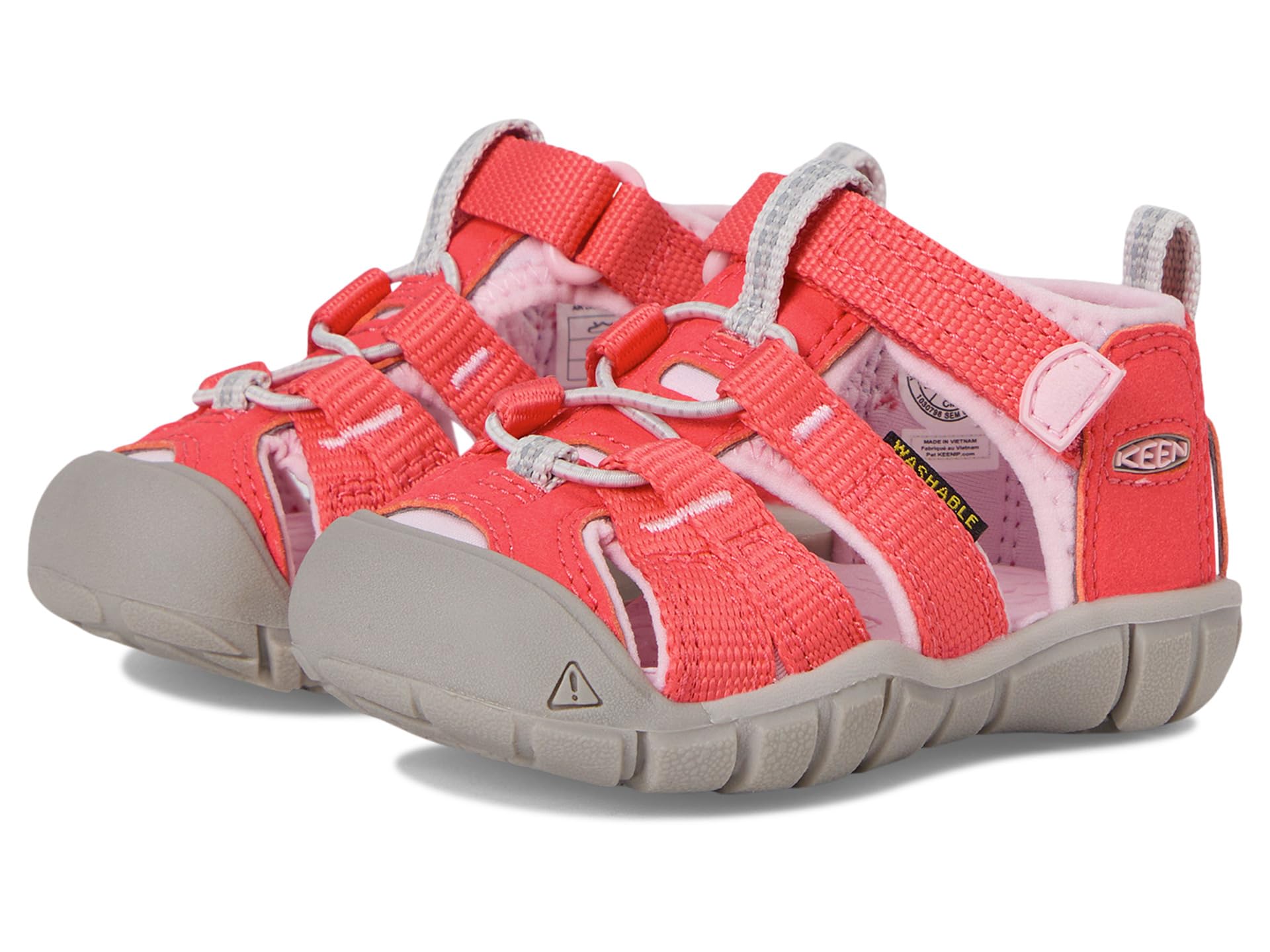 

Сандалии KEEN Kids Seacamp II CNX, цвет Dubarry/Pink-A-Boo