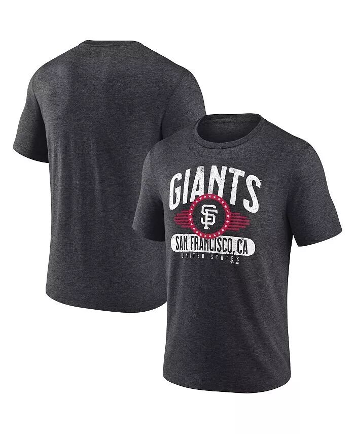 

Мужская темно-серая футболка San Francisco Giants Badge of Honor Tri-Blend Fanatics