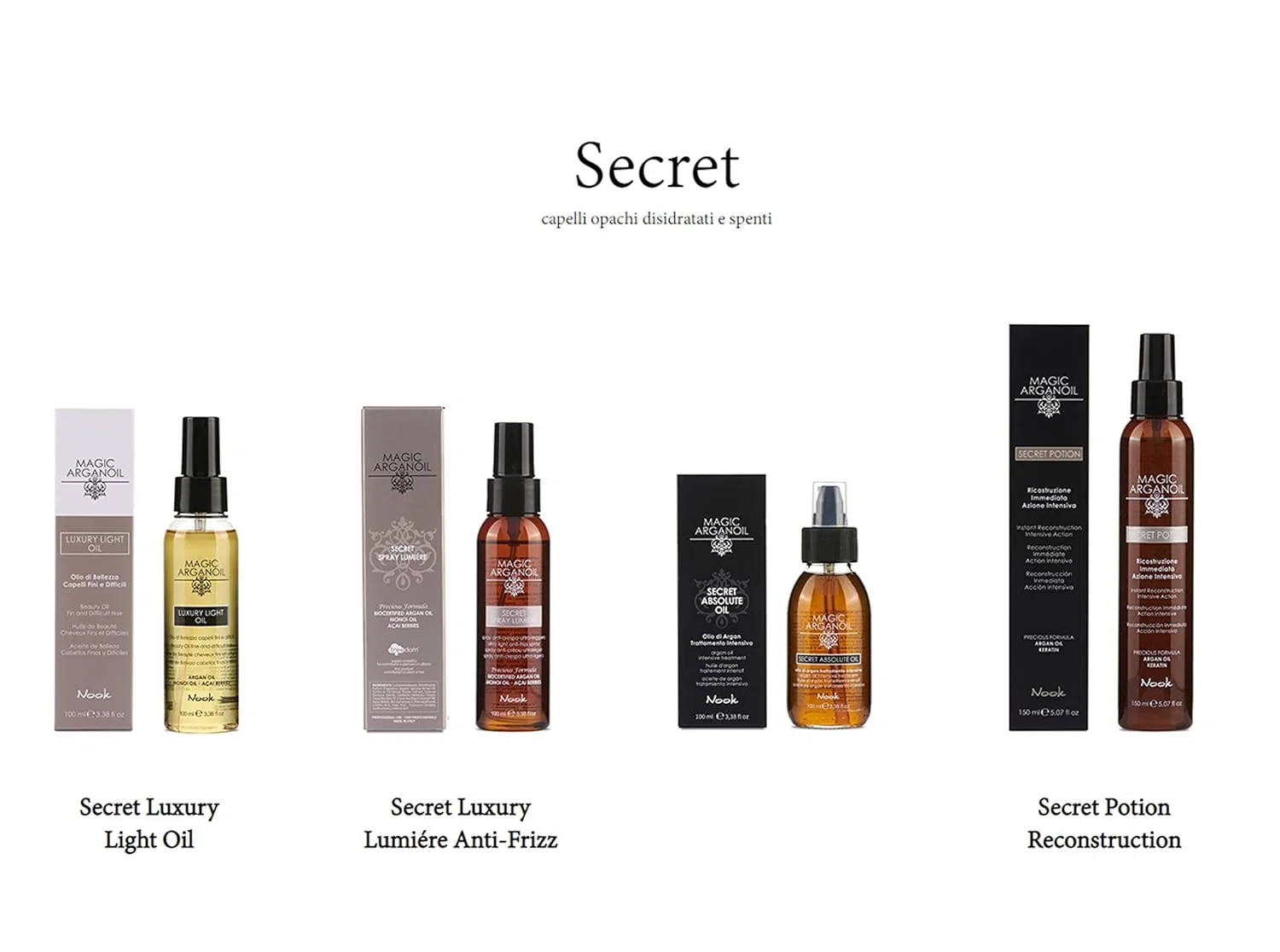 Масло для волос «Magic Argan Oil Secret Potion» от Nook Nook — фото 2
