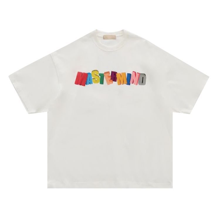 

Футболка Mastermind Multi Color Logo Tee 'White', белый