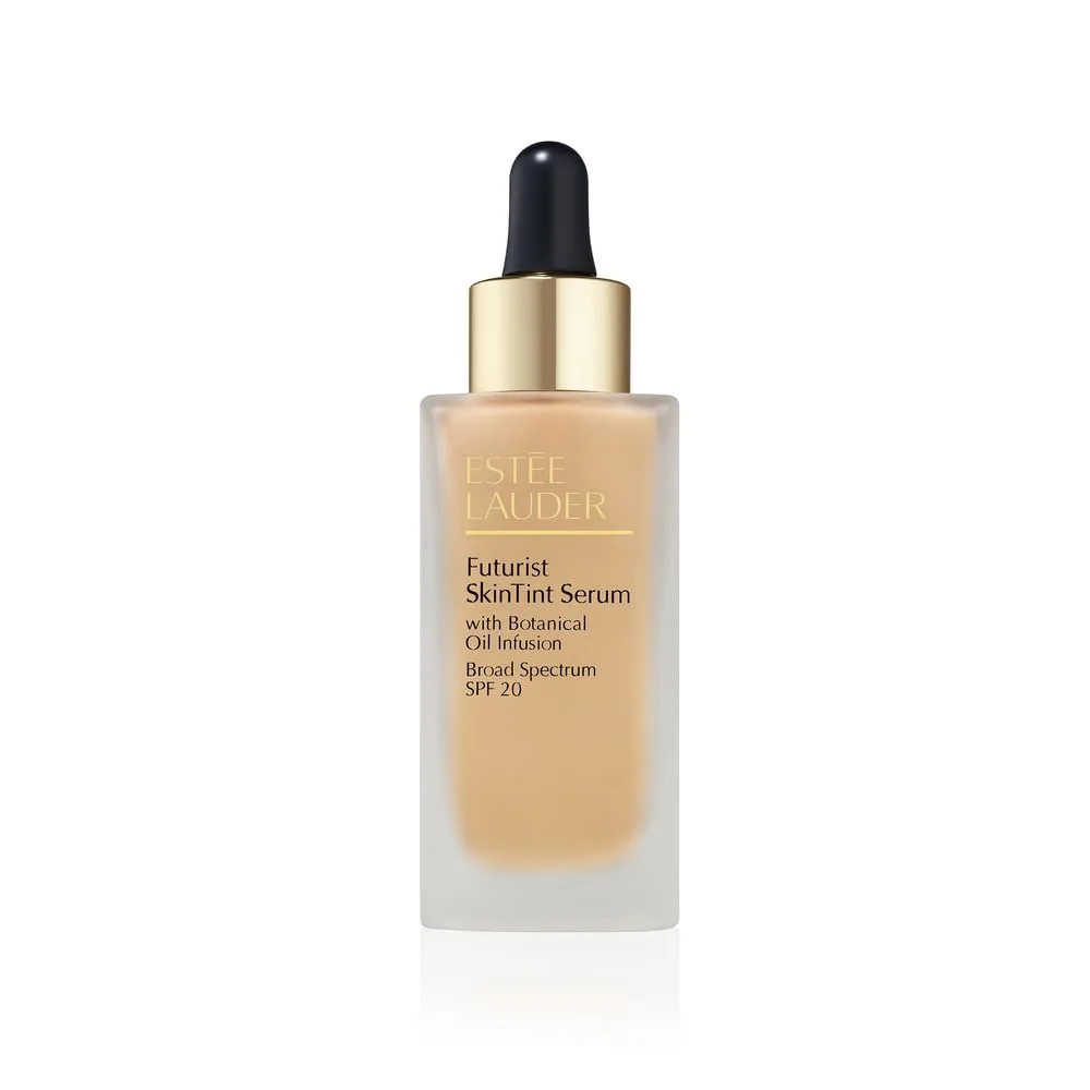 Тональный крем-сыворотка Estée Lauder Futurist Skin Tint Serum Foundation SPF 20 с глицерином | Легкое покрытие, 30 мл, 1W1 Bone - Light with warm undertones