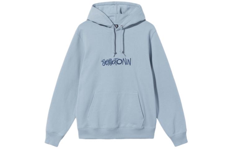 

Серотонин Вышитая Толстовка Stussy, BKX Черный