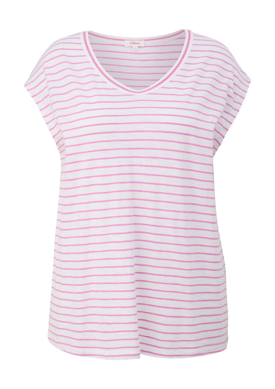 

Рубашка s.Oliver Red Label Big & Tall, цвет Rose/White