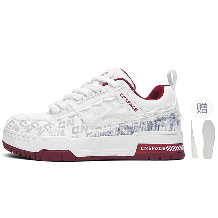 

Кроссовки для скейтбординга China Aerospace Low Top унисекс ZHONGGUOHANGTIAN, красный (Includes Height-Increasing Insole)