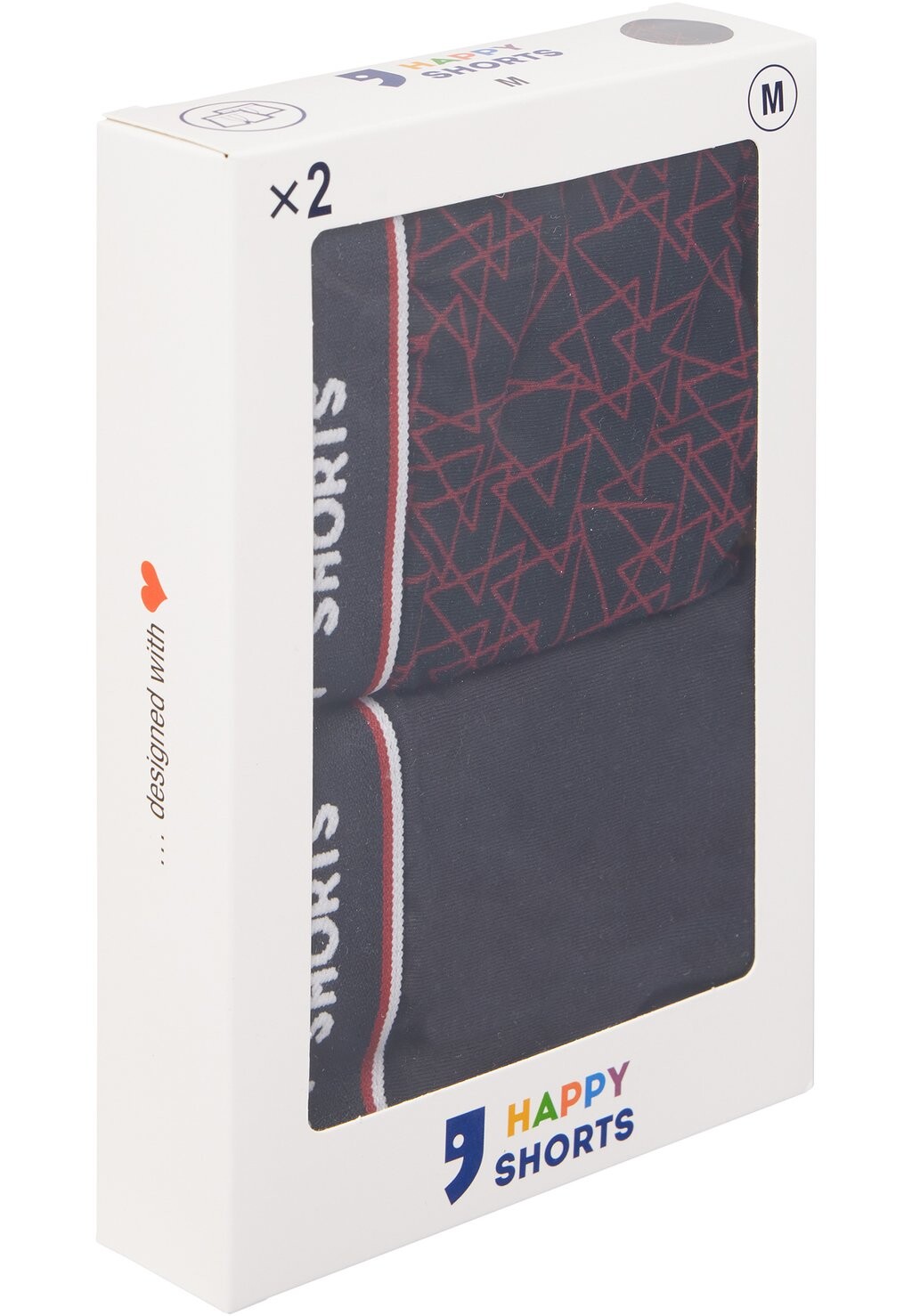 

Трусы 2-PACK Happy Shorts, темно-красный