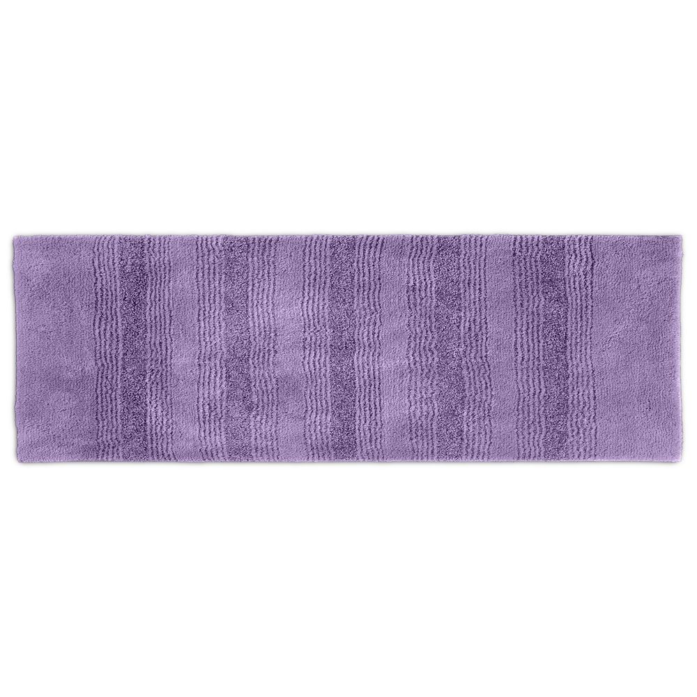 

Коврик Garland Enclave Ultra Soft в полоску, 22x60, дорожка Garland Rug, фиолетовый