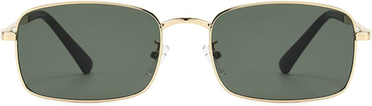 

Солнцезащитные очки Helena в стиле ретро 90-х, прямоугольные, в металлической оправе, дизайнерские, для мужчин и женщин, для вождения, с градиентным рассеиванием света, мужские, UV400, C4