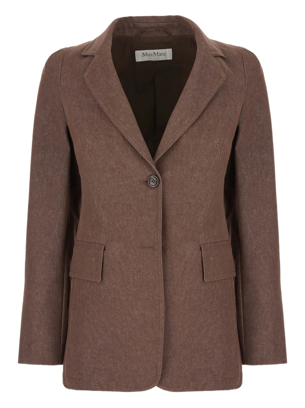

Однобортный пиджак MAX MARA, коричневый