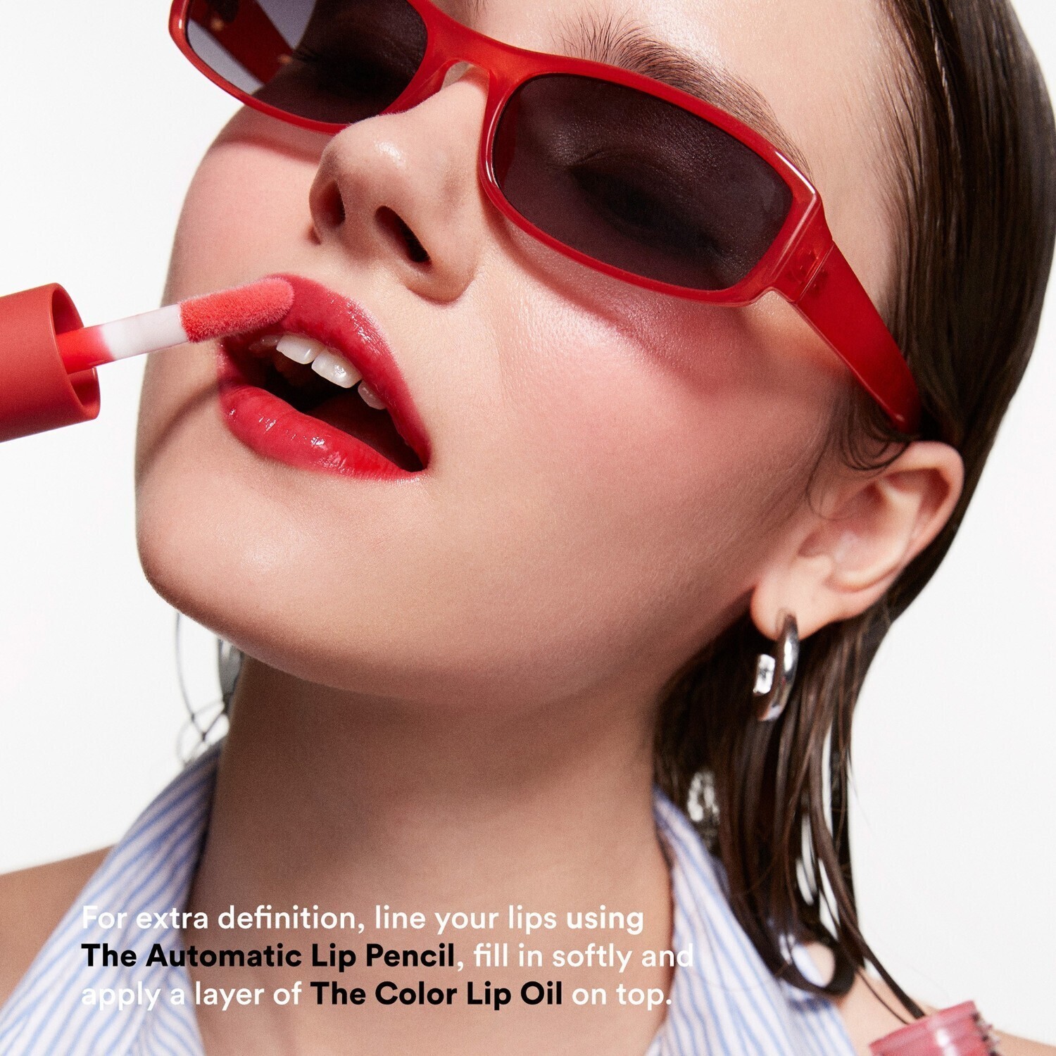 Бальзам для губ 3INA — Масло для губ the color lip oil , - 244 red, объем, 4 мл — фото 4