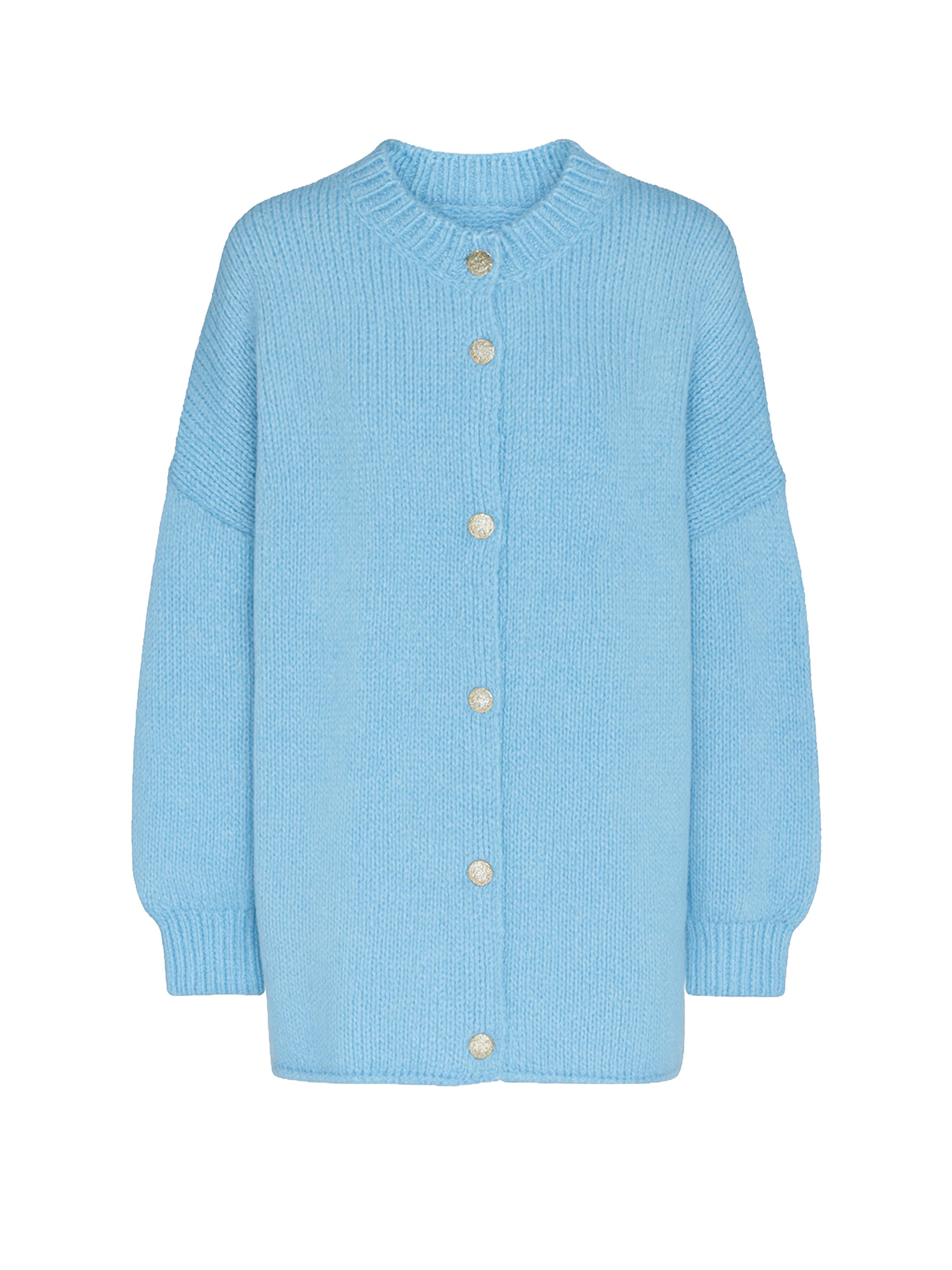 

Elara Вязаный кардиган в небесно-голубом цвете