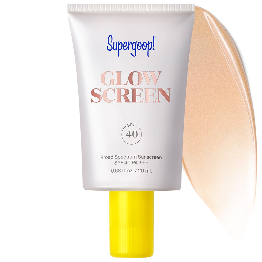 

Солнцезащитный крем Glowscreen SPF 40 с гиалуроновой кислотой и ниацинамидом Supergoop!, .68 oz Sunrise /20 mL, Sunrise