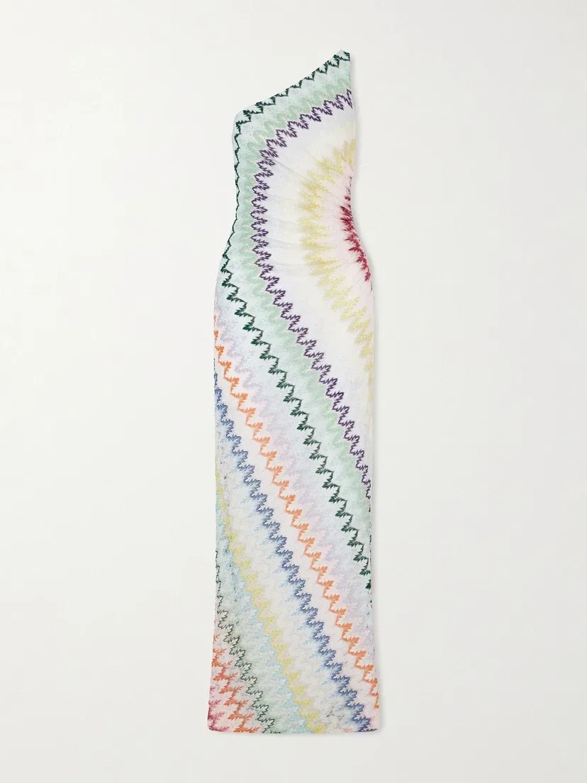 Макси-платье без рукавов в полоску Missoni, мультицвет