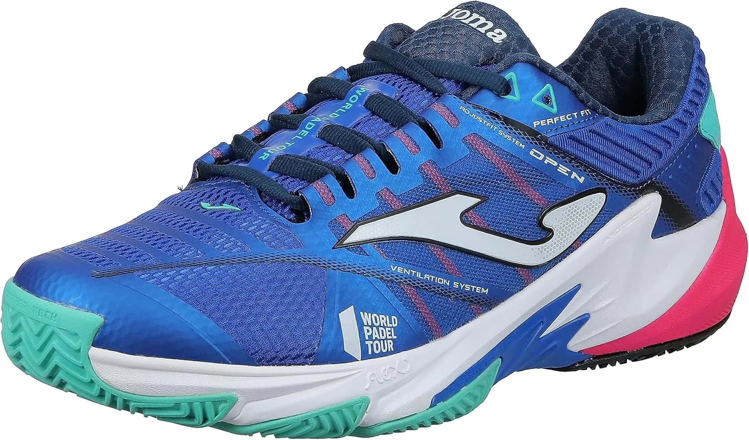 Мужские кроссовки для падела Joma T, теннисные кроссовки для активного отдыха, голубой/бирюзовый