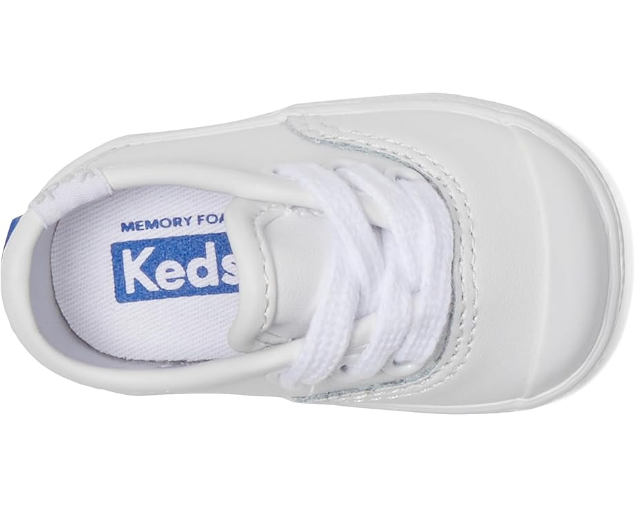 Детские ботиночки Keds Champion Toe Cap Crib (Toddler/Little Kid) Keds Kids, White — фото 2