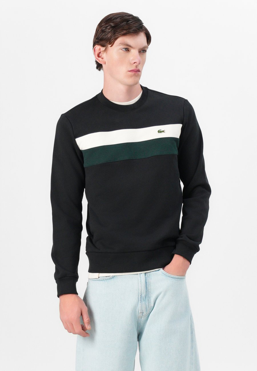 Толстовка Lacoste Sweatshirt, Black/Lapland/Sinople/Black — фото 4