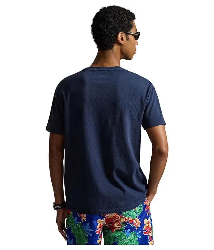 Футболка с принтом Classic Fit Polo Ralph Lauren, Dark Cobalt — фото 3