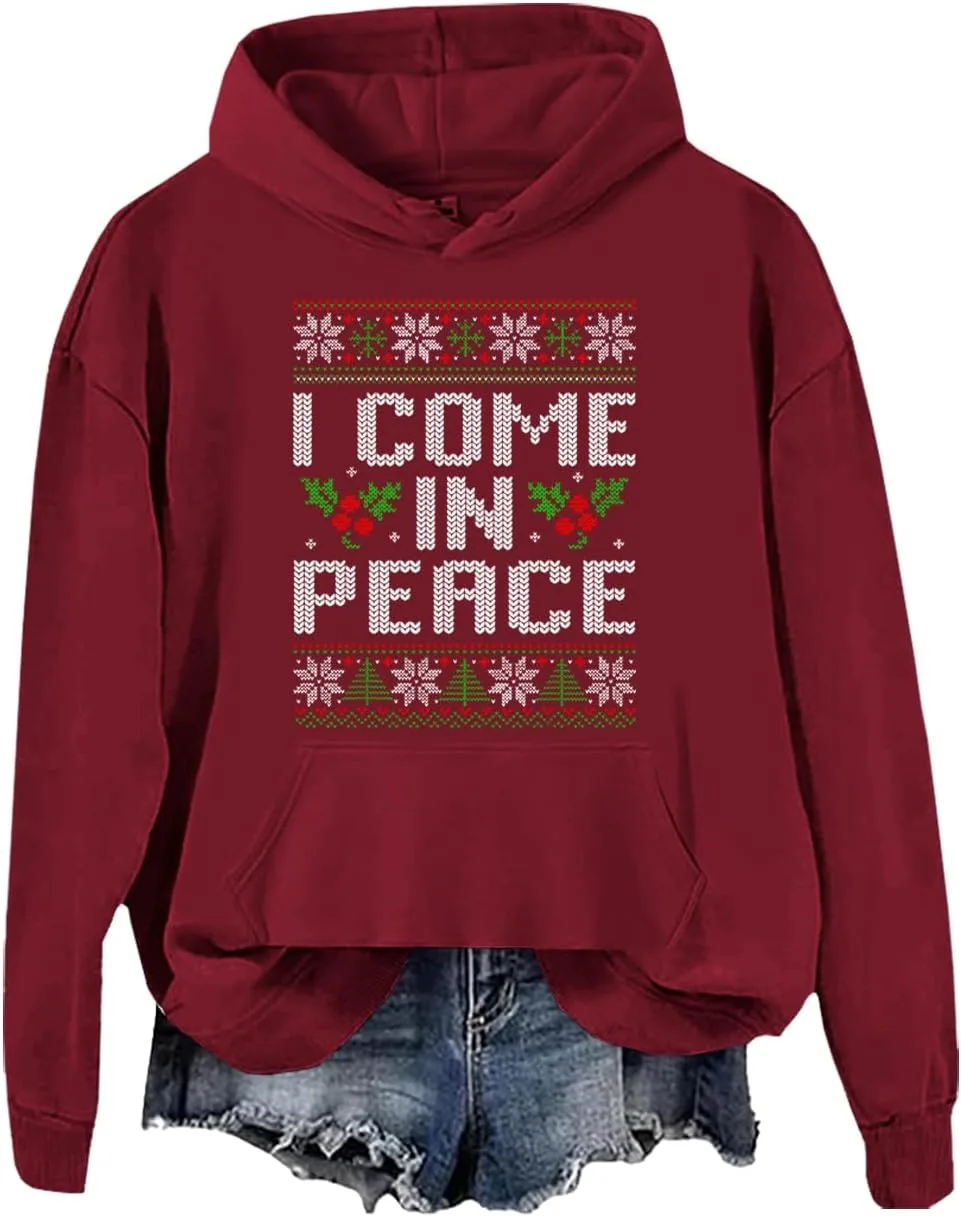 

Свитшот I Come In Peace для пары