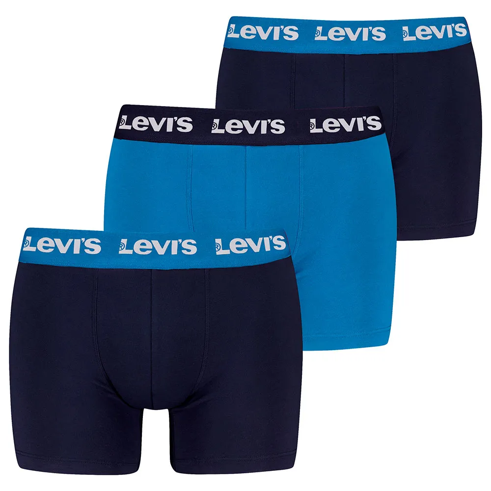 

Боксеры 3 шт Levi's Repeat Logo Brief, синий