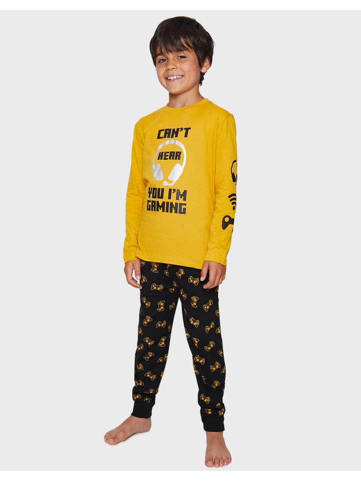Threadboys Тулузская пижама горчичного цвета — фото 4