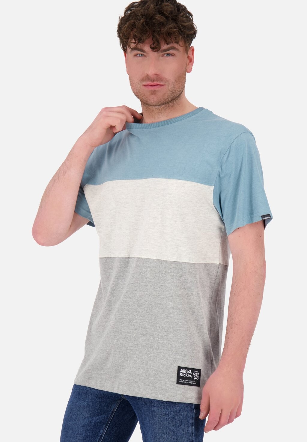 

Футболка с принтом BENAK alife & kickin, серый