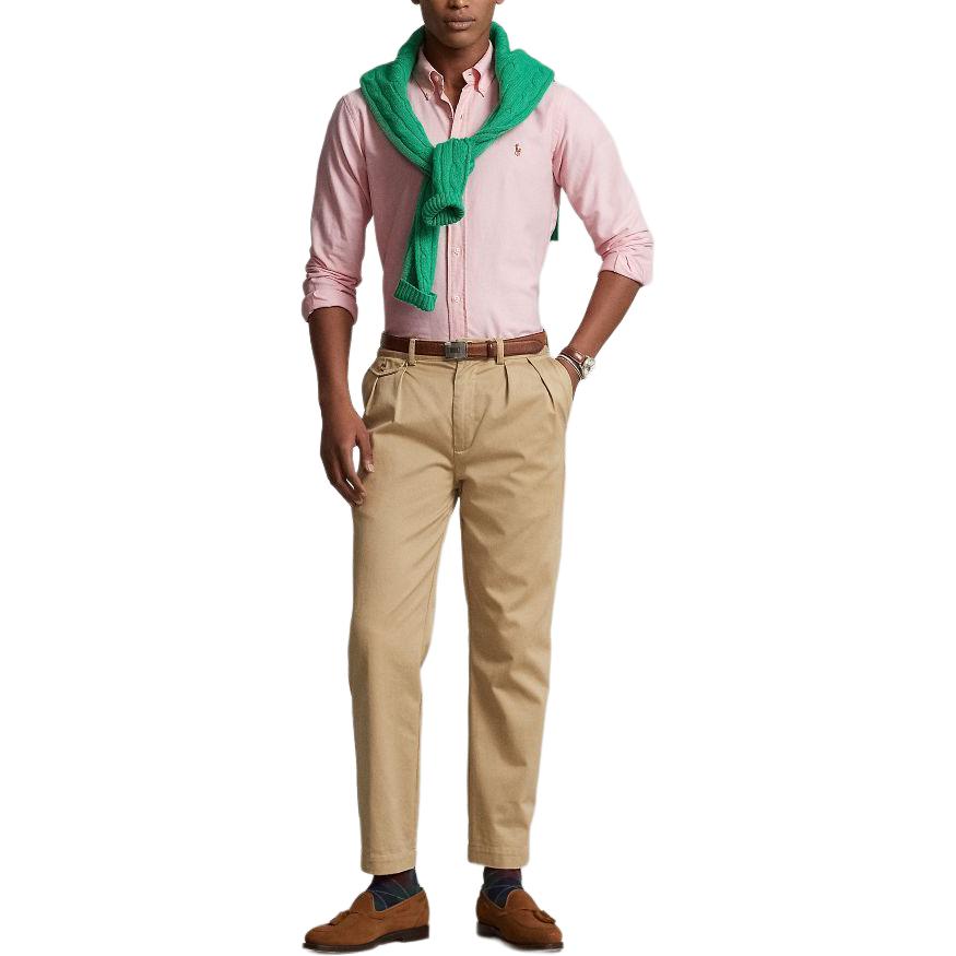 Футболка поло Ralph Lauren мужская розовая SS24 — фото 3