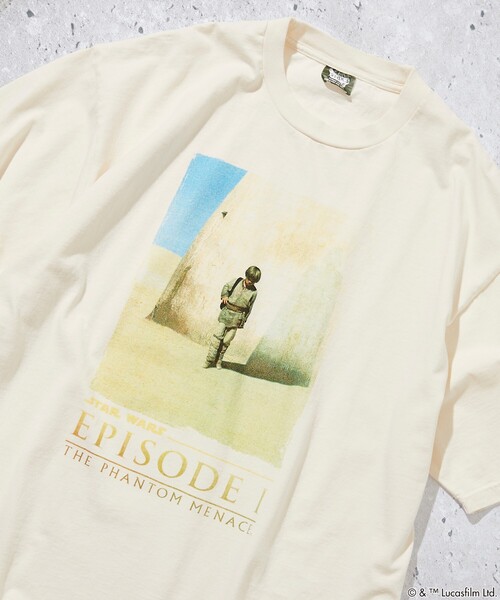 

Футболка с коротким рукавом, свободный крой, принт "Star Wars" FREAK'S STORE, белый