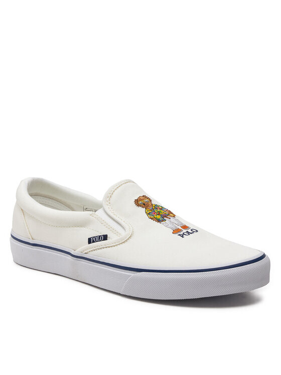 

Кроссовки из ткани Polo Ralph Lauren, белый