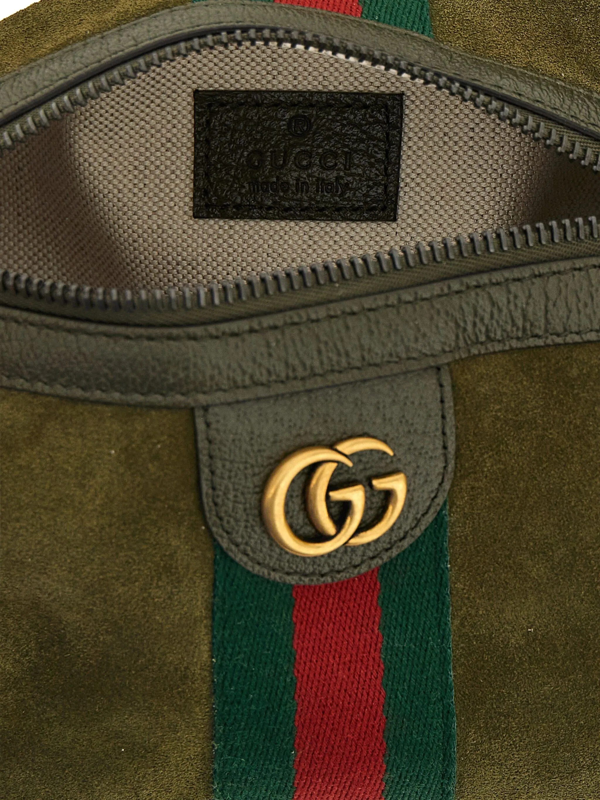 Мини-сумка Gucci Ophidia с отделкой Web — фото 4