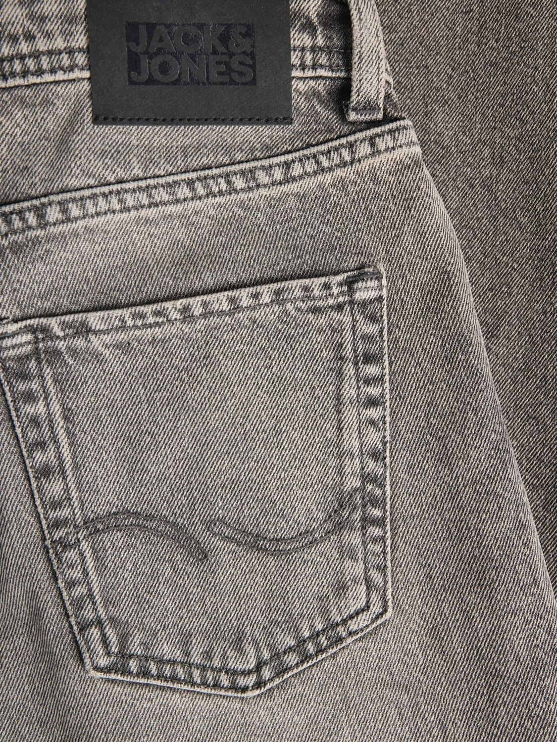 Jack & Jones Junior Джинсы Wide leg 'JJIDAVE JJORIGINAL' в черном дениме — фото 4