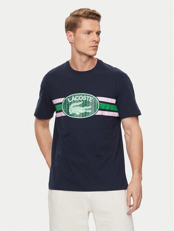 

Футболка стандартного кроя Lacoste, синий