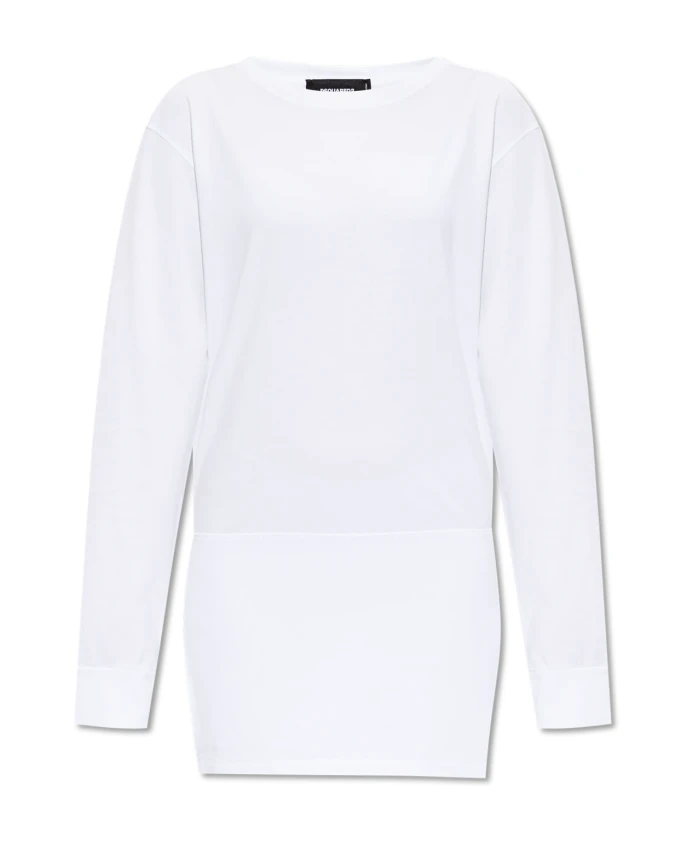 

Платье с принтом Dsquared2, белый