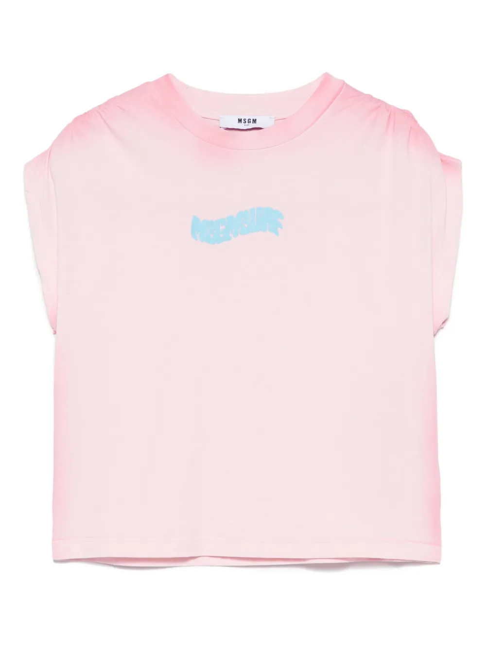 

Футболка из джерси MSGM Kids, розовый