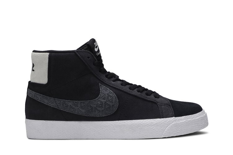 

Кроссовки Nike Gnarhunters x Zoom Blazer Mid SB 'Black', черный