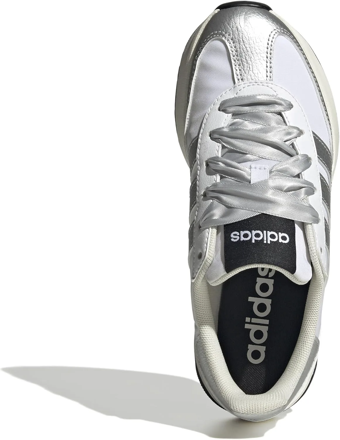 

Adidas детские кроссовки Unisex Run 70s 2.0, белый/металлик/светло-белый