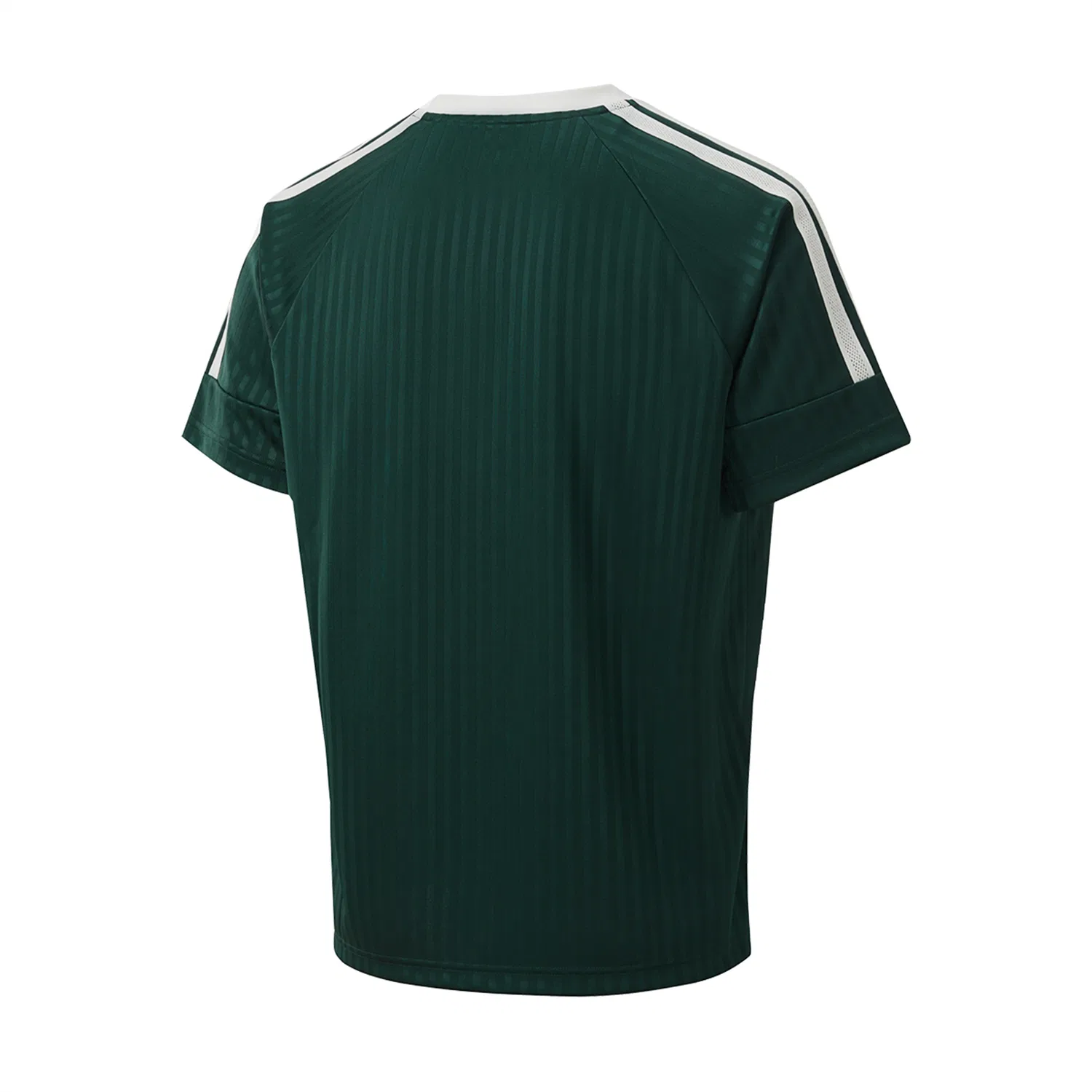 Футболка Adidas зеленая с V-образным вырезом — фото 3