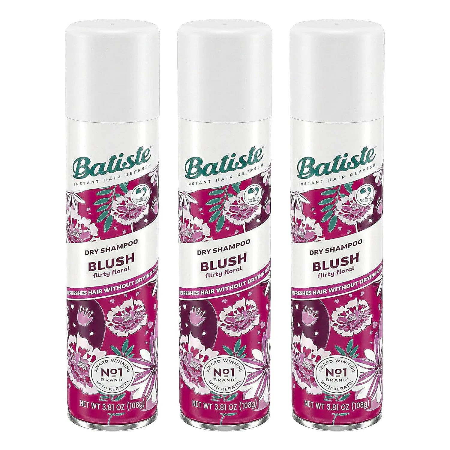 Сухой шампунь «Blush» от Batiste, 200 мл, . Batiste
