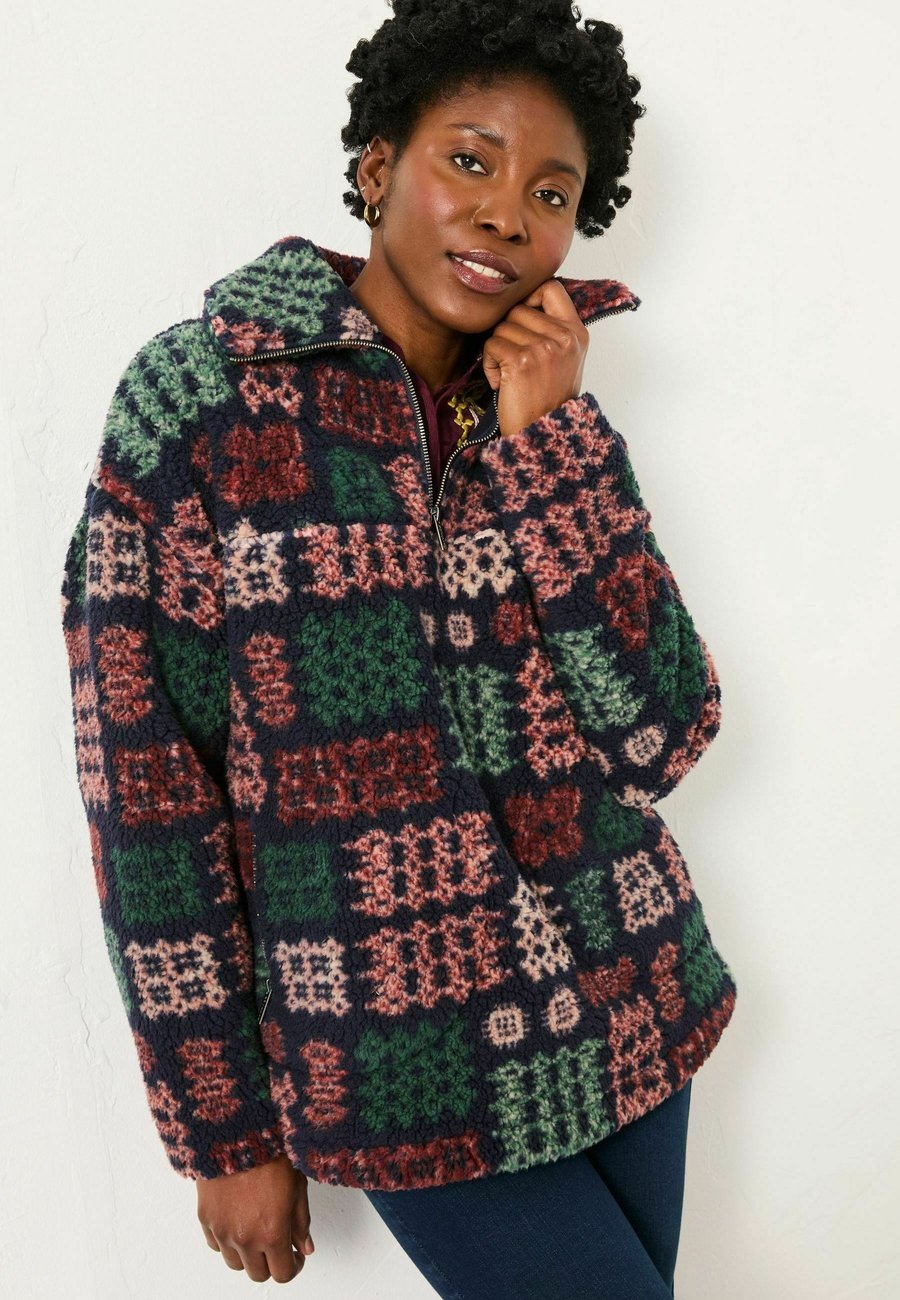 

Флисовая куртка FatFace REGULAR FIT, Navy Blanket Print/Blue