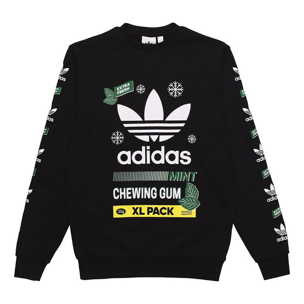 

Толстовка men's originals snowflake pullover black Adidas, черный