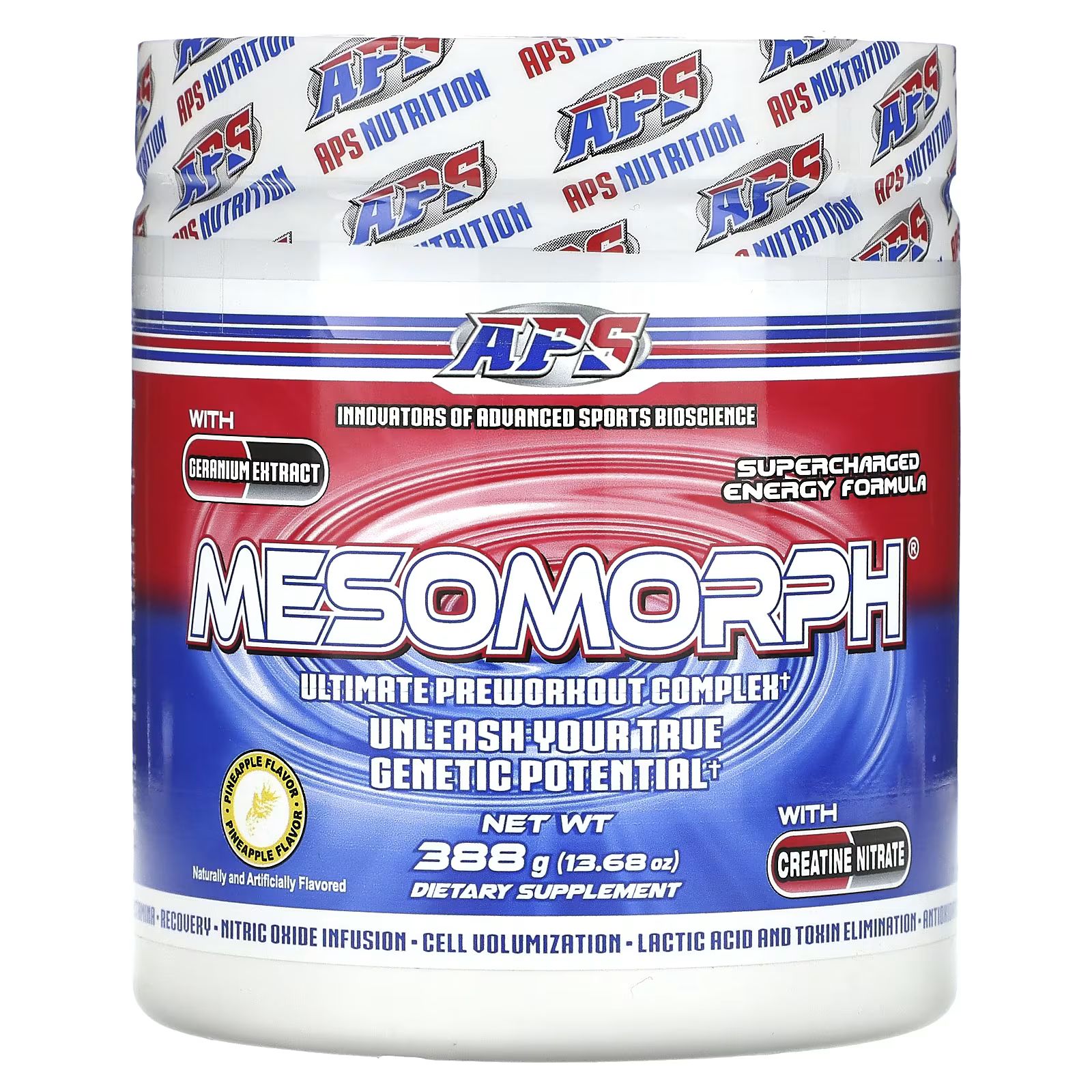 

Mesomorph, Ананас, 13,68 унций (388 г) Aps