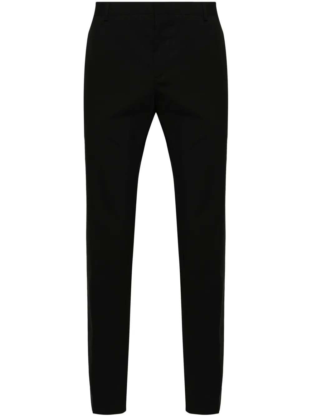 

Зауженные брюки из смесовой шерсти Calvin Klein, черный