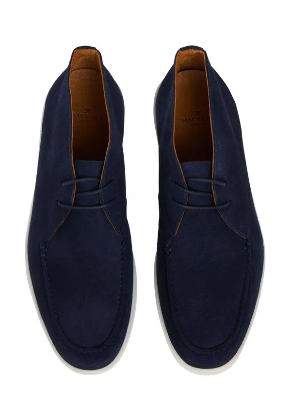 Ботинки-Чукка на шнуровке martins Hackett London, Marine Blue — фото 3