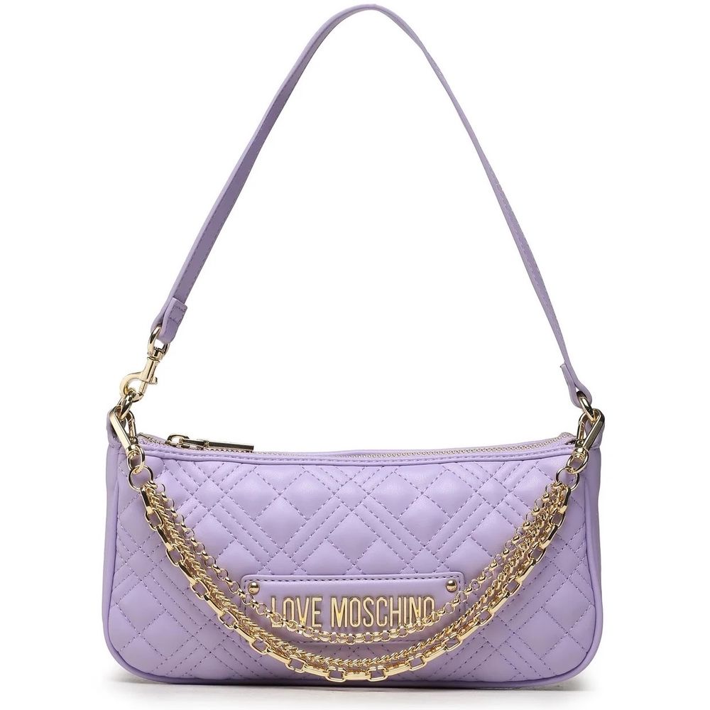 

Шикарная фиолетовая сумка через плечо из искусственной кожи LOVE MOSCHINO