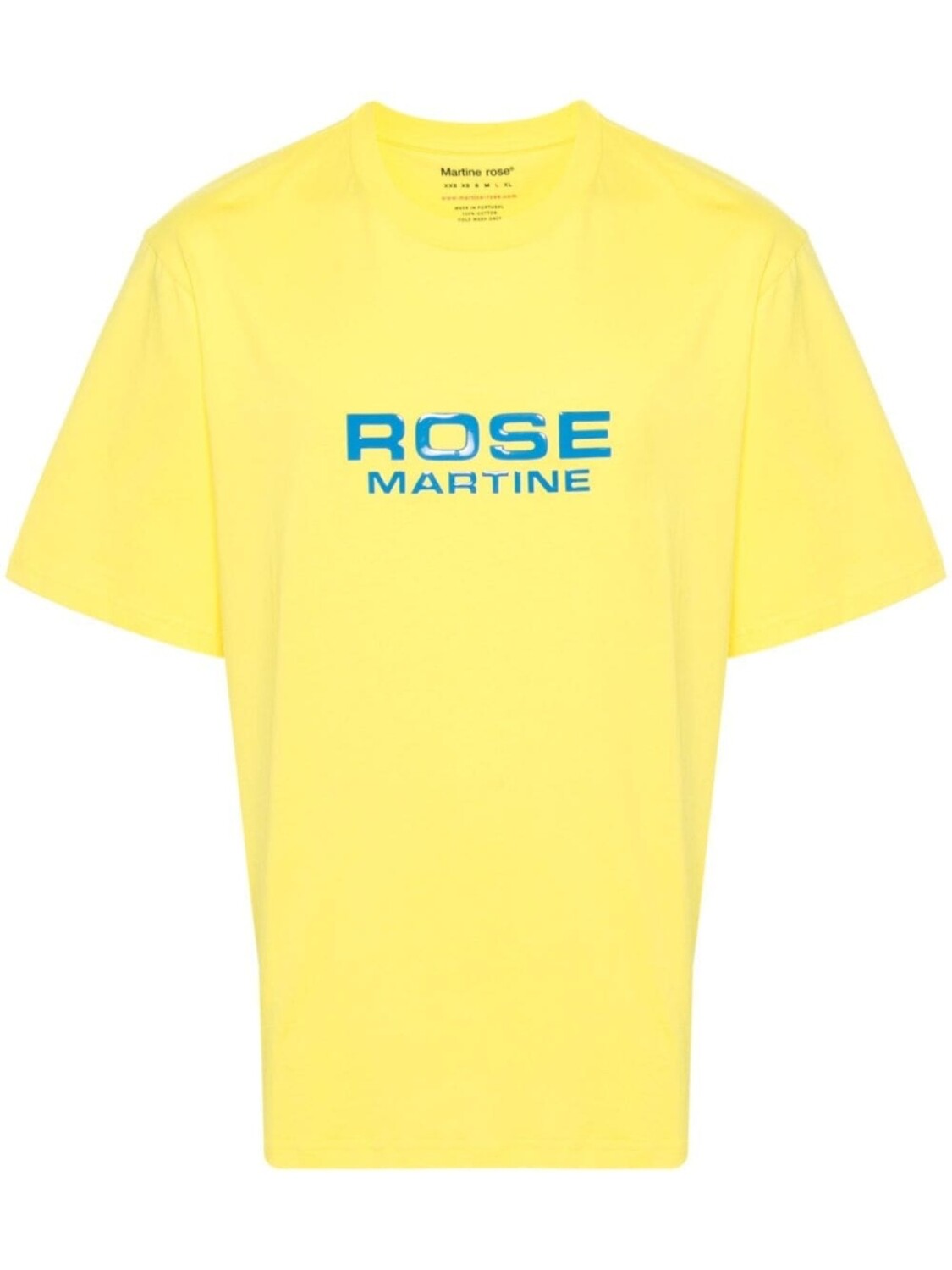 

Martine Rose футболка с логотипом, желтый